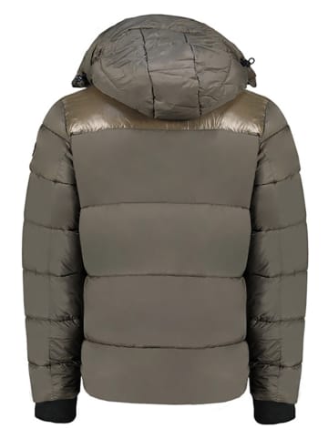 Geographical Norway Kurtka pikowana "Bayou" w kolorze khaki
