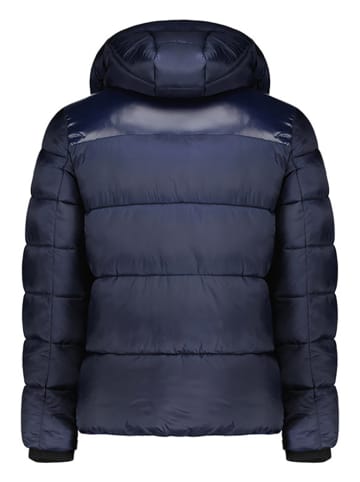 Geographical Norway Kurtka pikowana "Bayou" w kolorze granatowym