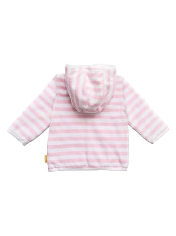 Steiff 3-delige outfit lichtroze/wit