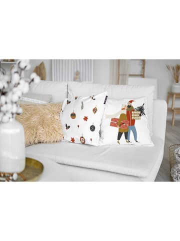 Butter Kings 4er-Set: Kissenhüllen "Classic Christmas" in Bunt - (L)45 x (B)45 cm