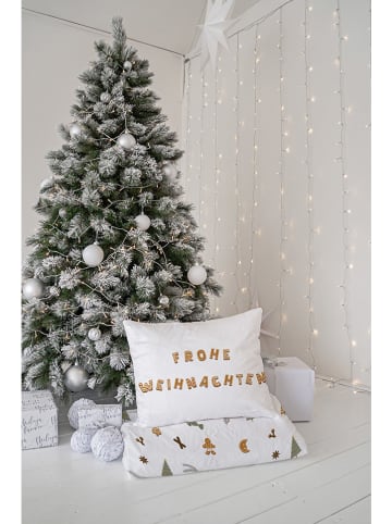 Butter Kings Satijnen beddengoedset "Frohe Weihnachten" meerkleurig