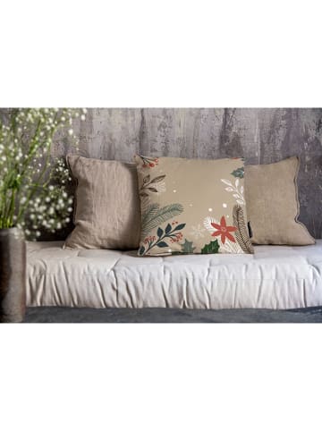 Butter Kings Kussenhoes "Frosted Branches" beige - (L)45 x (B)45 cm