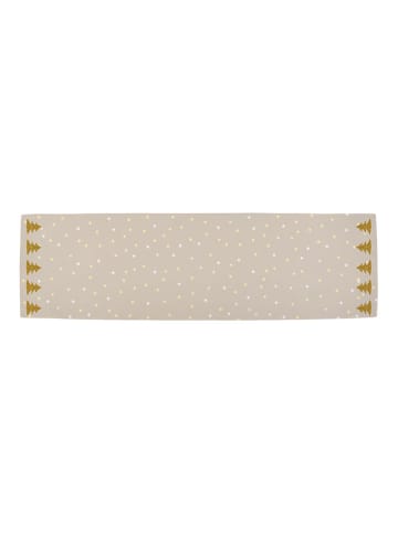 Butter Kings Tafelloper "Gold tree" beige/goudkleurig - (L)140 x (B)40 cm