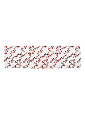 Butter Kings Tischläufer "Snowbound" in Rot/ Schwarz/ Weiß - (L)140 x (B)40 cm