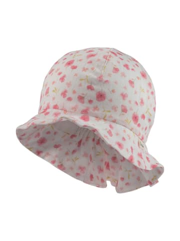 Sterntaler Sonnenhut in Weiß/ Pink