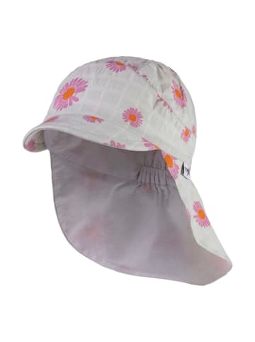 Sterntaler Nackenschutzcap in Hellgrau/ Pink