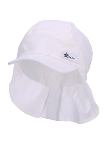 Sterntaler Nackenschutzcap in Weiß