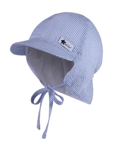 Sterntaler Nackenschutzcap in Blau