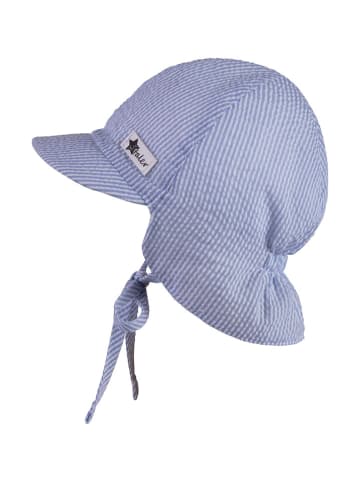 Sterntaler Nackenschutzcap in Blau