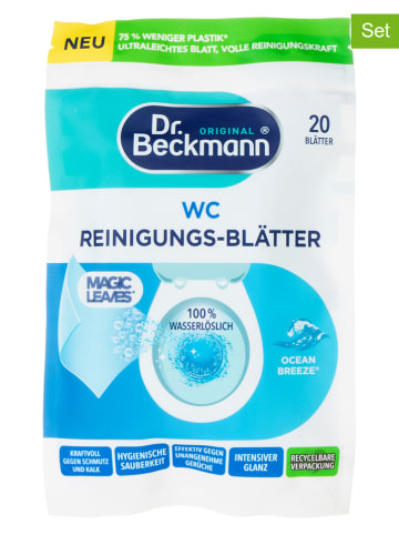Dr. Beckmann WC-Reinigungsblätter "Ocean", je 20 Stück