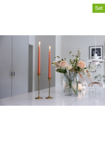 Liljeholmens Candle 2er-Set: Stabkerzen "Prisma" in Orange - 2x 4 Stück