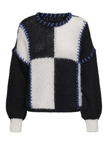 ONLY Pullover in Schwarz/ Weiß