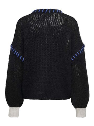 ONLY Pullover in Schwarz/ Weiß