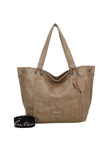 Fritzi aus Preußen Shopper in Hellbraun - (B)54 x (H)33,5 x (T)12,5 cm