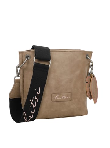 Fritzi aus Preußen Umhängetasche in Hellbraun - (B)22,5 x (H)20,5 x (T)8,5 cm