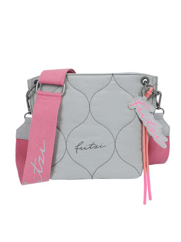 Fritzi aus Preußen Umhängetasche in Hellgrau - (B)22,5 x (H)20,5 x (T)8,5 cm