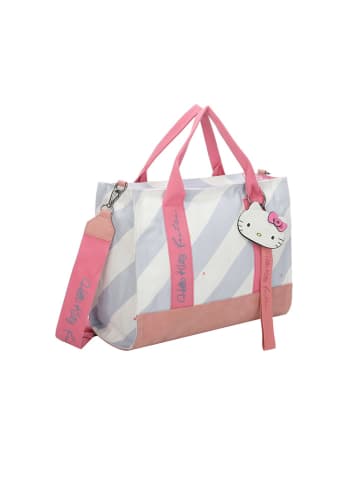 Fritzi aus Preußen Henkeltasche in Hellblau/ Pink - (B)26 x (H)21 x (T)9 cm