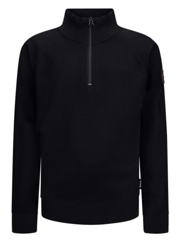 Retour Fleecepullover in Schwarz