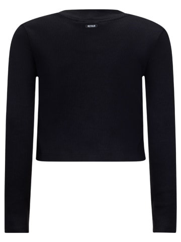 Retour Longsleeve in Schwarz