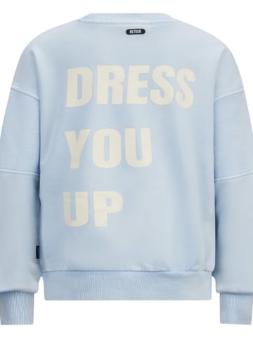 Retour Sweatshirt in Hellblau