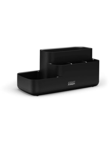 JosephJoseph Badezimmer-Organizer ''EasyStore'' in Schwarz - (B)24,8 x (H)11,9 x (T)11,6 cm