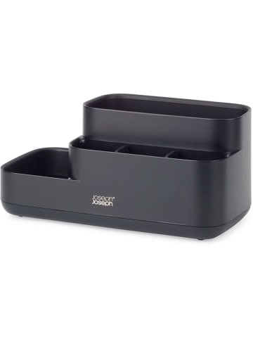 JosephJoseph Badkamerorganizer "EasyStore" zwart - (B)24,8 x (H)11,9 x (D)11,6 cm
