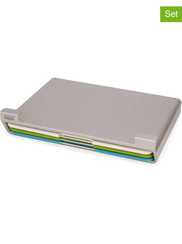 JosephJoseph 4tlg. Set: Schneidebretter ''Folio Slim'' in Bunt - (B)36 x (H)8 x (T)27 cm