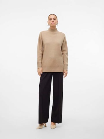 Vero Moda Sweter "Gold" w kolorze beżowym
