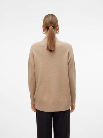 Vero Moda Pullover "Gold" in Beige