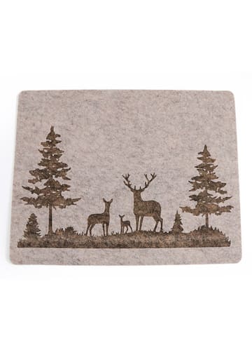 SiL Interiors Podkładka "Deer" w kolorze beżowym - 35 x 45 cm