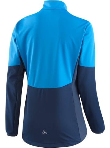 Löffler Softshelljas "Hyper" blauw/donkerblauw