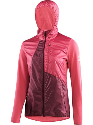 Löffler Kurtka funkcyjna "Windfleece Merino" w kolorze różowo-czerwonym