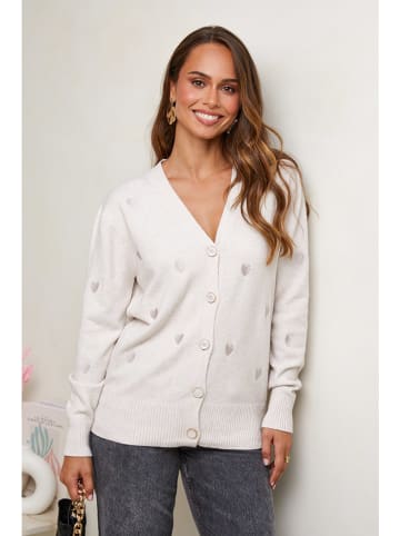 Soft Cashmere Cardigan in Creme