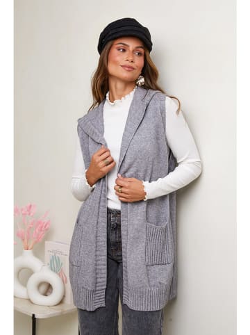 Soft Cashmere Kardigan w kolorze szarym