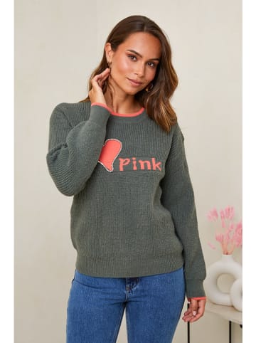 Soft Cashmere Trui kaki