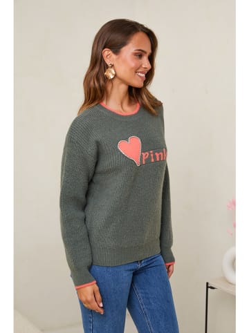 Soft Cashmere Trui kaki