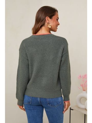 Soft Cashmere Pullover in Khaki