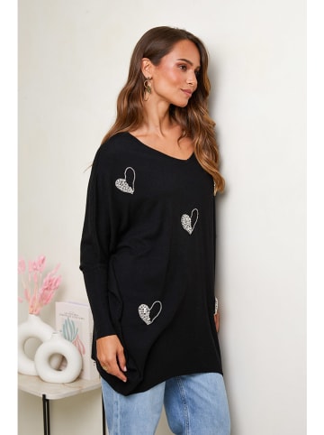 Soft Cashmere Trui zwart
