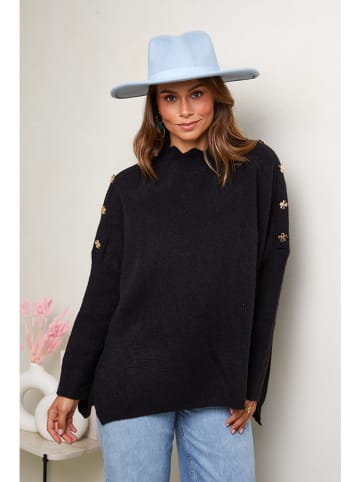 Soft Cashmere Pullover in Schwarz