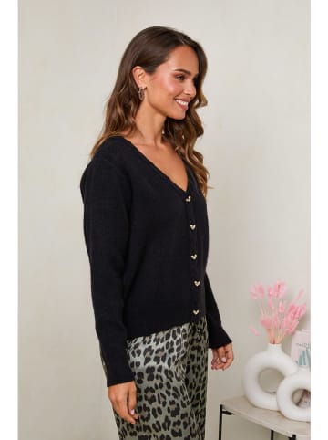 Soft Cashmere Kardigan w kolorze czarnym