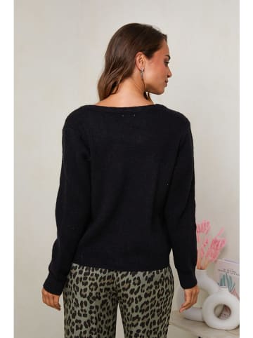 Soft Cashmere Cardigan in Schwarz