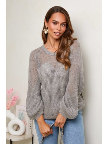 Soft Cashmere Trui grijs