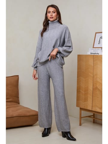Soft Cashmere 2-delige outfit grijs