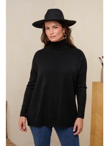 Soft Cashmere Rollkragenpullover in Schwarz