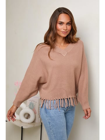 Soft Cashmere Sweter w kolorze karmelowym