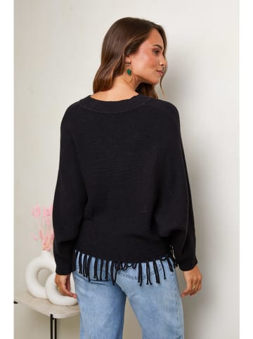 Soft Cashmere Pullover in Schwarz