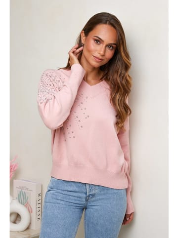 Soft Cashmere Sweter w kolorze jasnoróżowym
