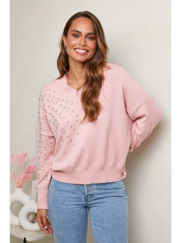 Soft Cashmere Pullover in Rosa