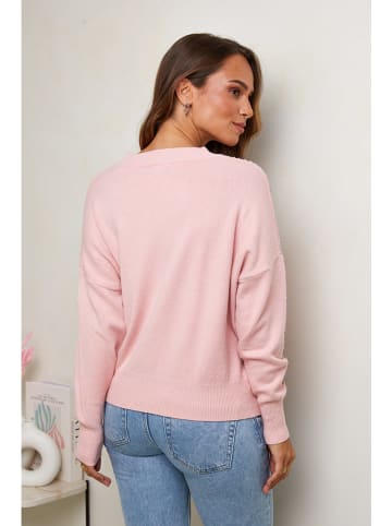 Soft Cashmere Pullover in Rosa