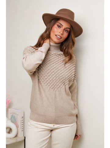 Soft Cashmere Golf w kolorze beżowym